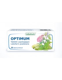 Ziołowy lek uspokajający - Optimum Tabletki uspokajające Labofarm