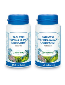 Tabletki uspokajające Labofarm - ziołowy lek na uspokojenie x 150 tabletek
