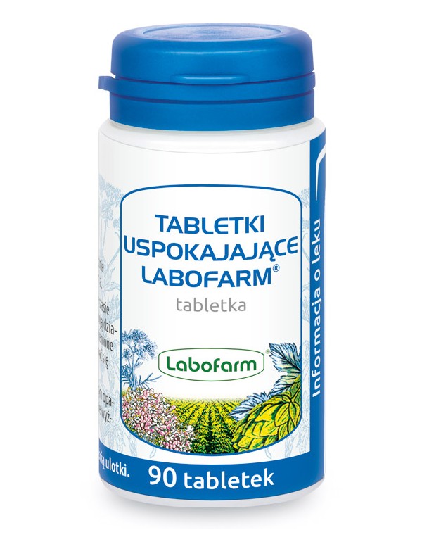 Tabletki uspokajające Labofarm - ziołowy lek na uspokojenie x 90 tabletek